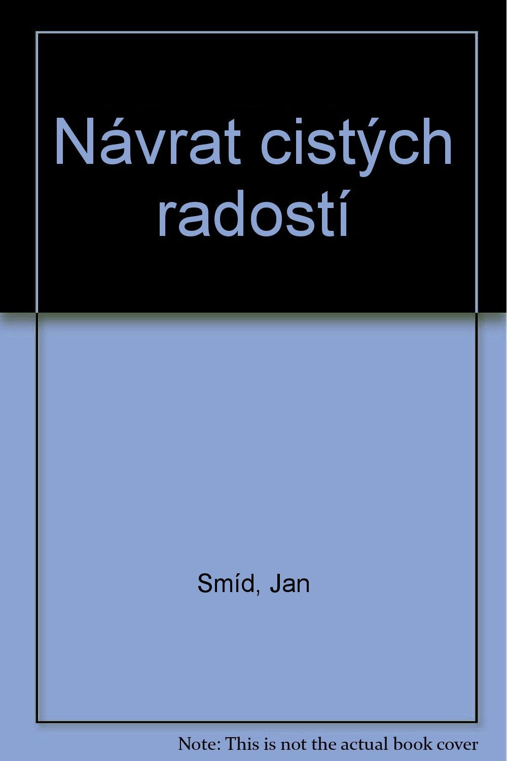 Navrat cistych radosti (Czech Edition) Books