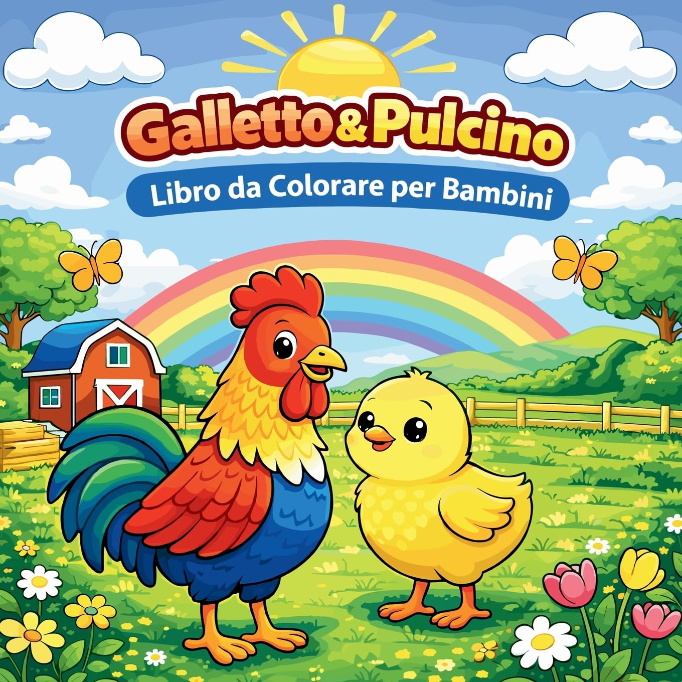 Galletto & Pulcino Libro da Colorare per Bambini Tiptoi & Games