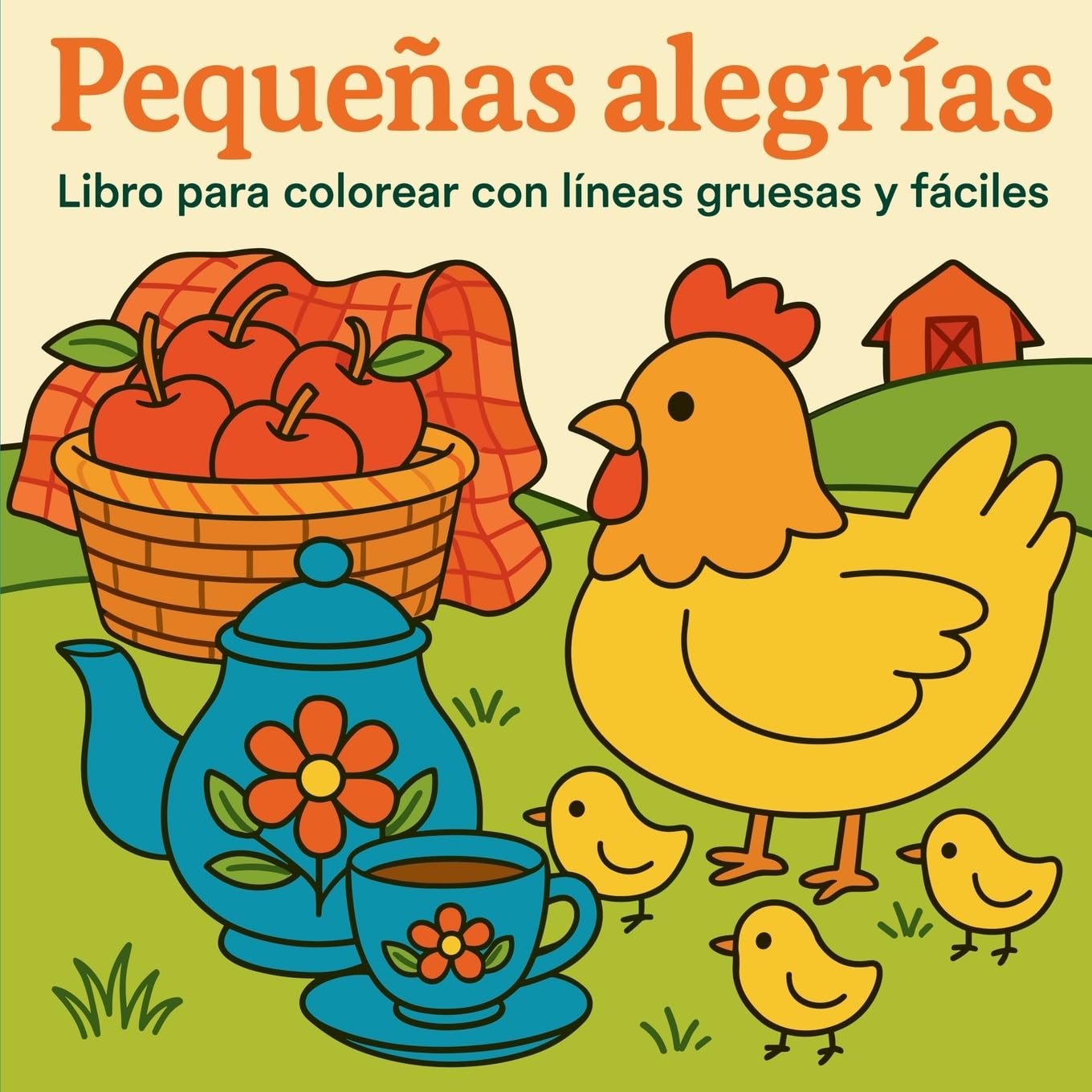 Pequeñas alegrías Libro para colorear con líneas gruesas y fáciles Hobbies & Crafts