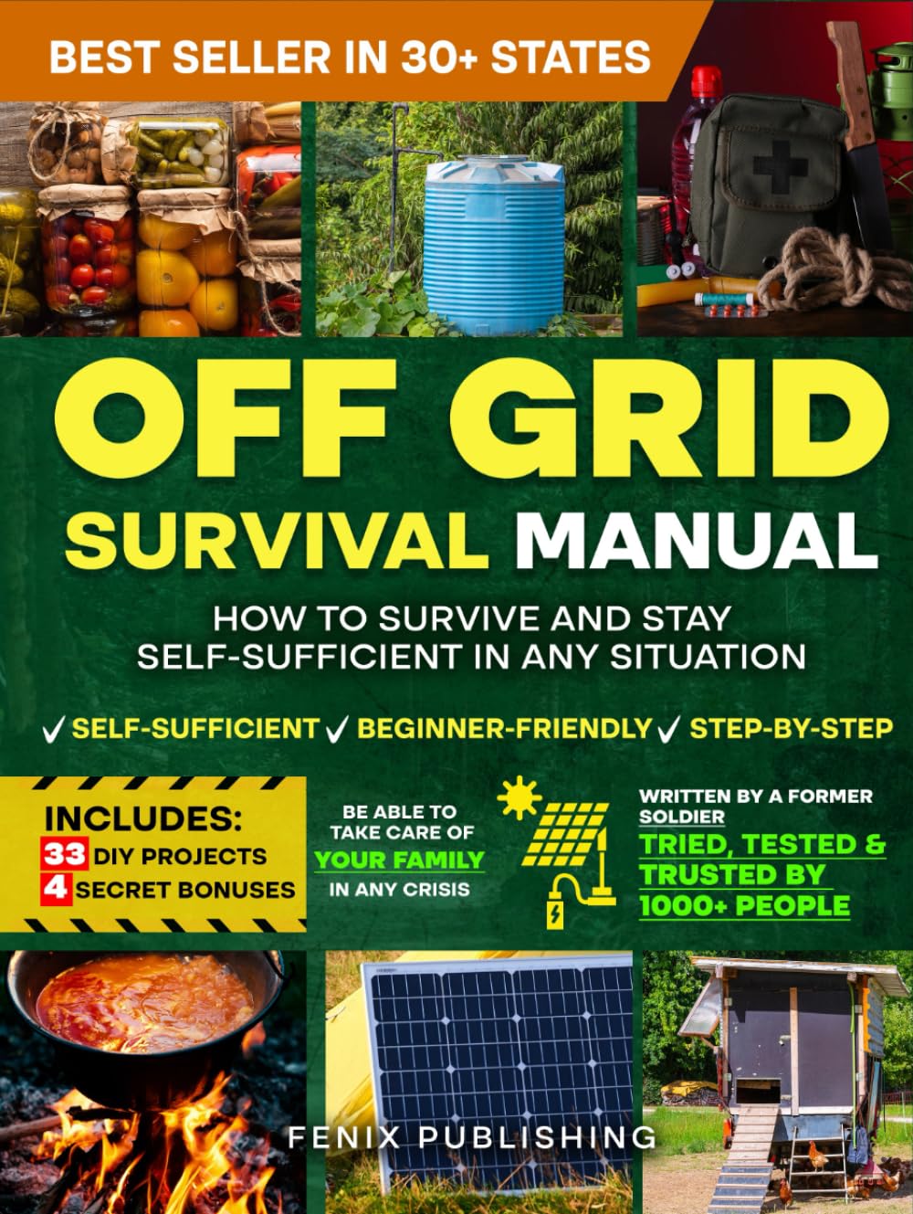 Off Grid Survival Book: Diy Survival Project Book - No Grid Survival Guide Natural Sciences