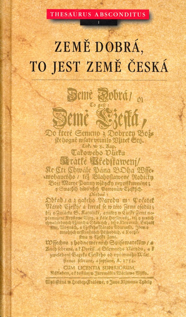 Země dobrá, to jest země česká (1998) Books