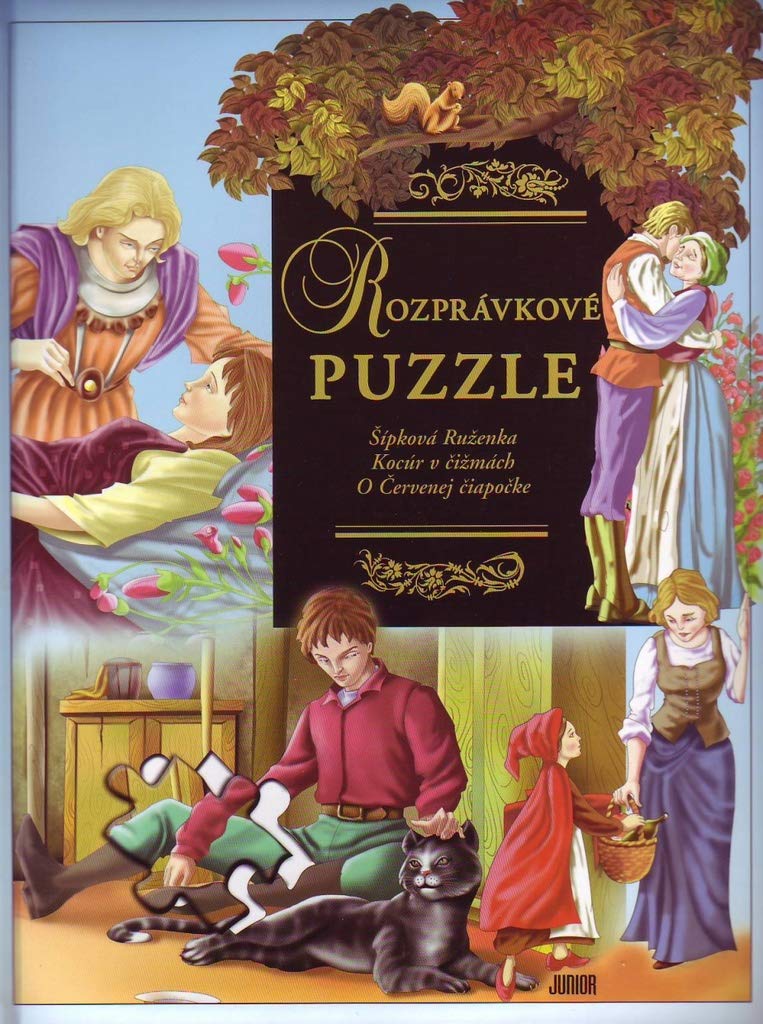 Rozprávkové puzzle: Šípková Ruženka, Kocúr v čižmách, O Červenej čiapočke (2010) Books