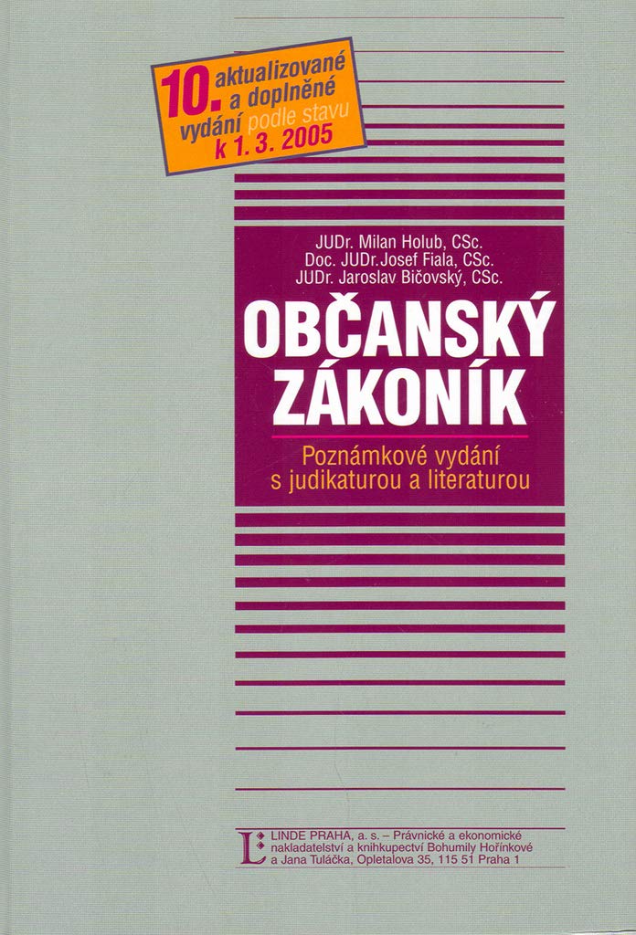Občanský zákoník (2005) Books
