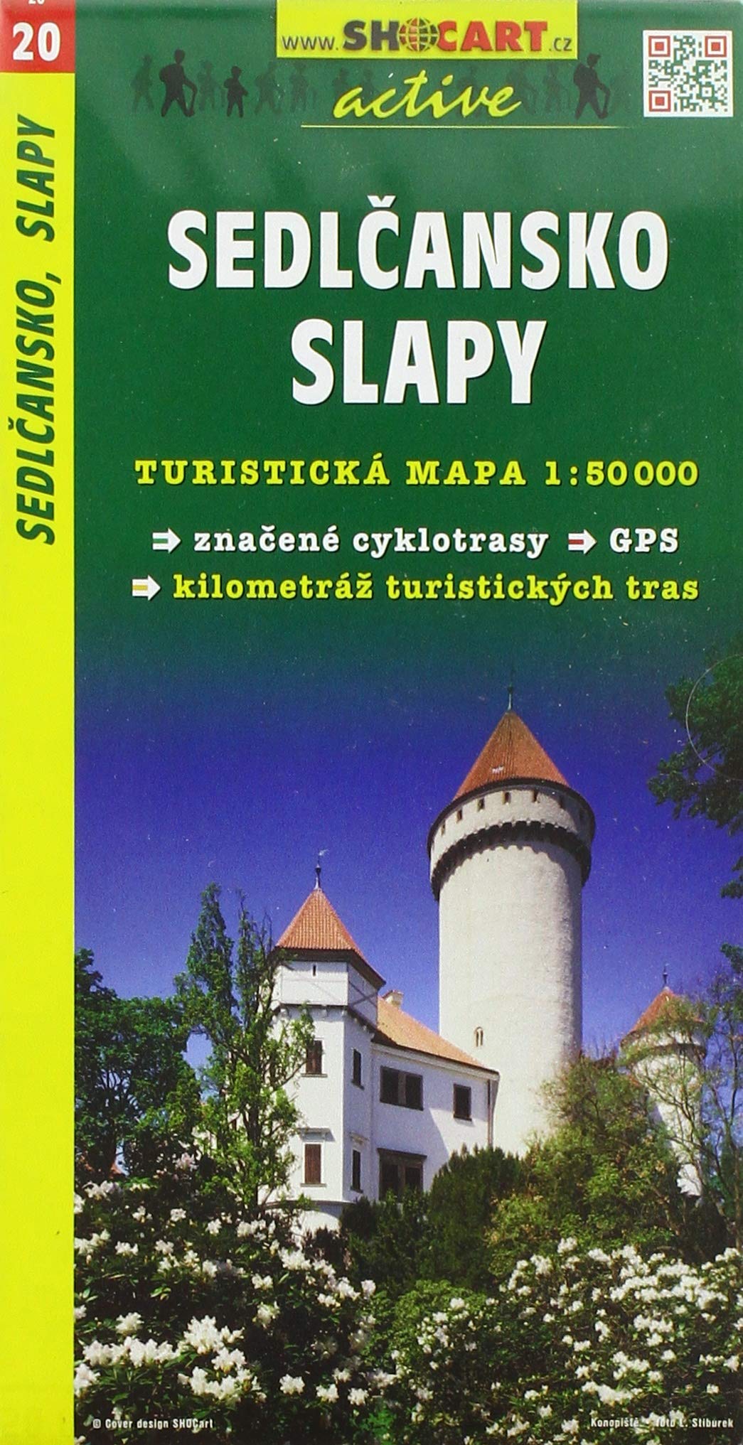 SC 020 Sedlcansko, Slapy 1:50T: Shocart Wanderkarte Leisure, Home & Garden