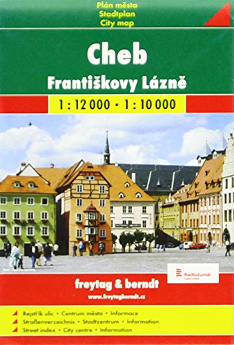 Cheb, Frantiskovy lazne 1:12 000 / 1 : 10 000: Stadtplan Leisure, Home & Garden