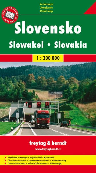 Slovensko 1:300.000: Shocart Autokarte book