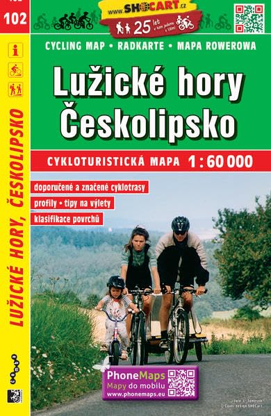 Lužické hory, Českolipsko / Lausitzer Gebirge, Böhmisch Leipa (Radkarte 1:60.000) Leisure, Home & Garden