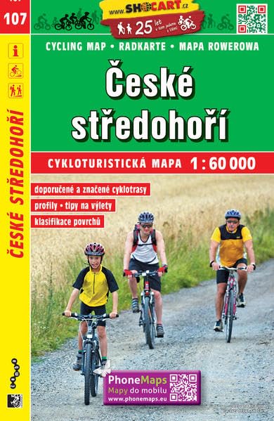 České středohoří / Böhmisches Mittelgebirge (Radkarte 1:60.000) book