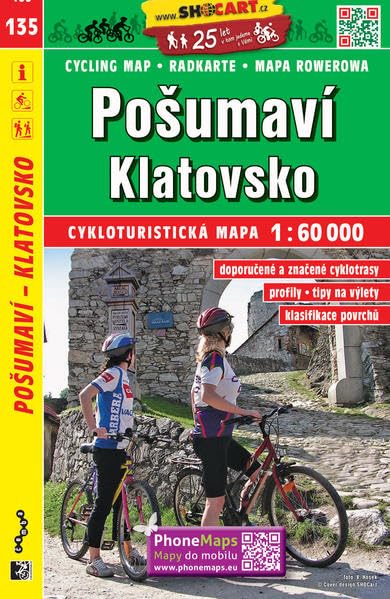 Pošumaví, Klatovsko / Böhmerwald-Vorgebirge, Klattau (Radkarte 1:60.000) (SHOCart Radkarte 1:60.000 Tschechien, Band 135) Leisure, Home & Garden