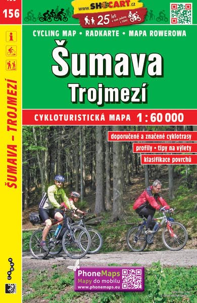 Šumava Trojmezí / Böhmerwald Dreiländereck (Radkarte 1:60.000) Leisure, Home & Garden