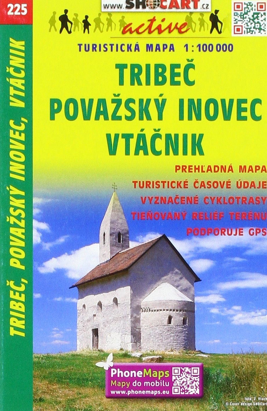SC 225 Tribec, Povazsky Inovec, Vtacnik 1:100T book