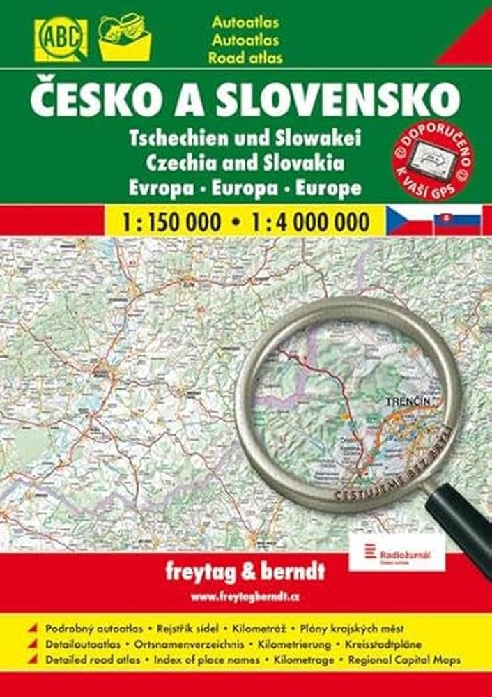 Tschechien, Slowakei (Autoatlas 1:150.000, A4) Leisure, Home & Garden