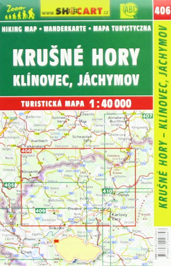 Wanderkarte Tschechien Krusne hory - Klinovec, Jachymov 1 : 40 000 Leisure, Home & Garden