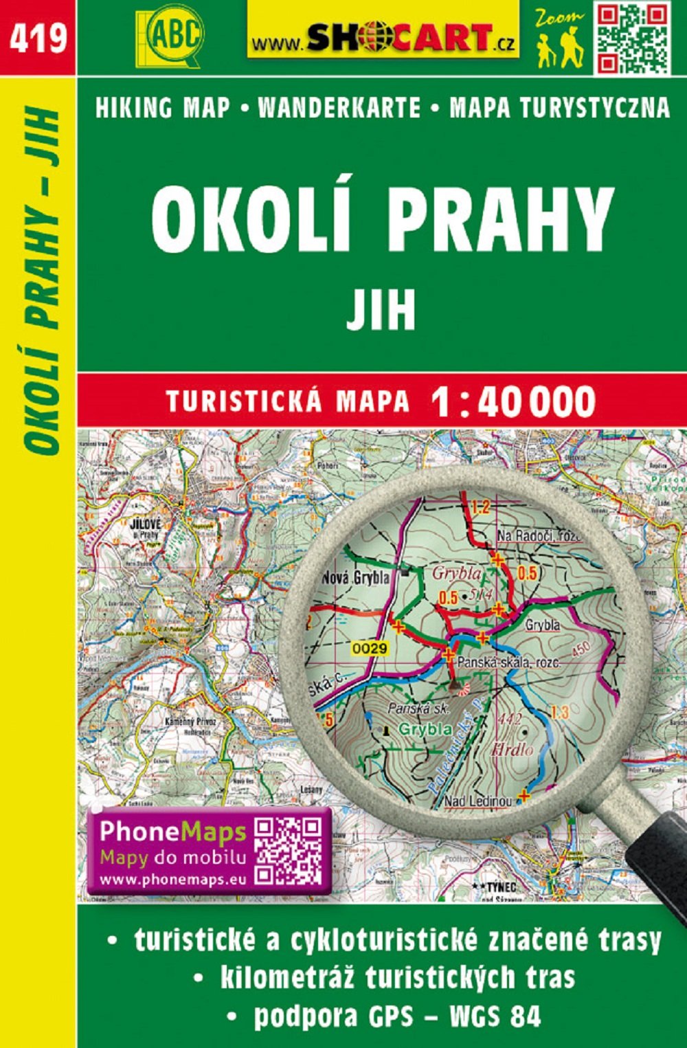 Okolí Prahy - jih / Umgebung Prag - Süd (Wander - Radkarte 1:40.000) book