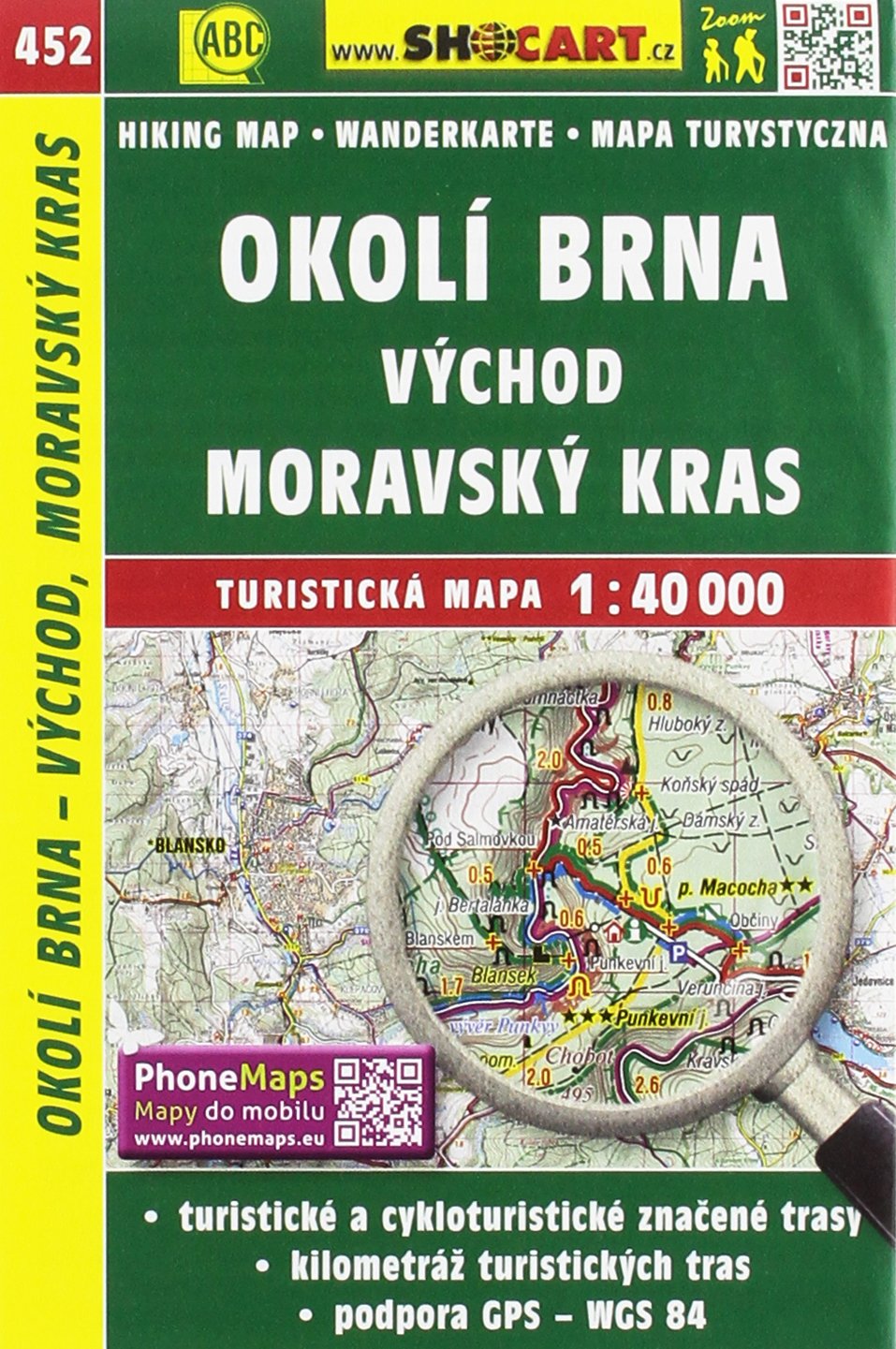Okolí Brna východ, Moravský kras / Umgebung Brünn Ost, Mährischer Karst (Wander - Radkarte 1:40.000) (SHOCart Wander - Radkarte 1:40.000 Tschechien, Band 452) Leisure, Home & Garden