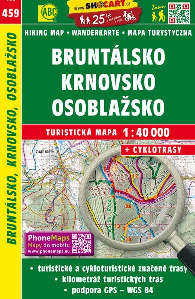 Bruntálsko, Krnovsko, Osoblažsko / Freudenthal, Jägerndorf, Hotzenplotz (Wander - Radkarte 1:40.000) (SHOCart Wander - Radkarte 1:40.000 Tschechien, Band 459) Leisure, Home & Garden