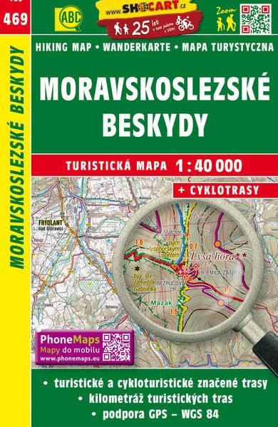 Moravskoslezské Beskydy / Mährisch-Schlesische Beskiden (Wander - Radkarte 1:40.000) (SHOCart Wander - Radkarte 1:40.000 Tschechien, Band 469) Leisure, Home & Garden