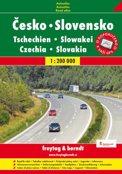 Tschechien, Slowakei (Autoatlas 1:200.000, A5) Leisure, Home & Garden