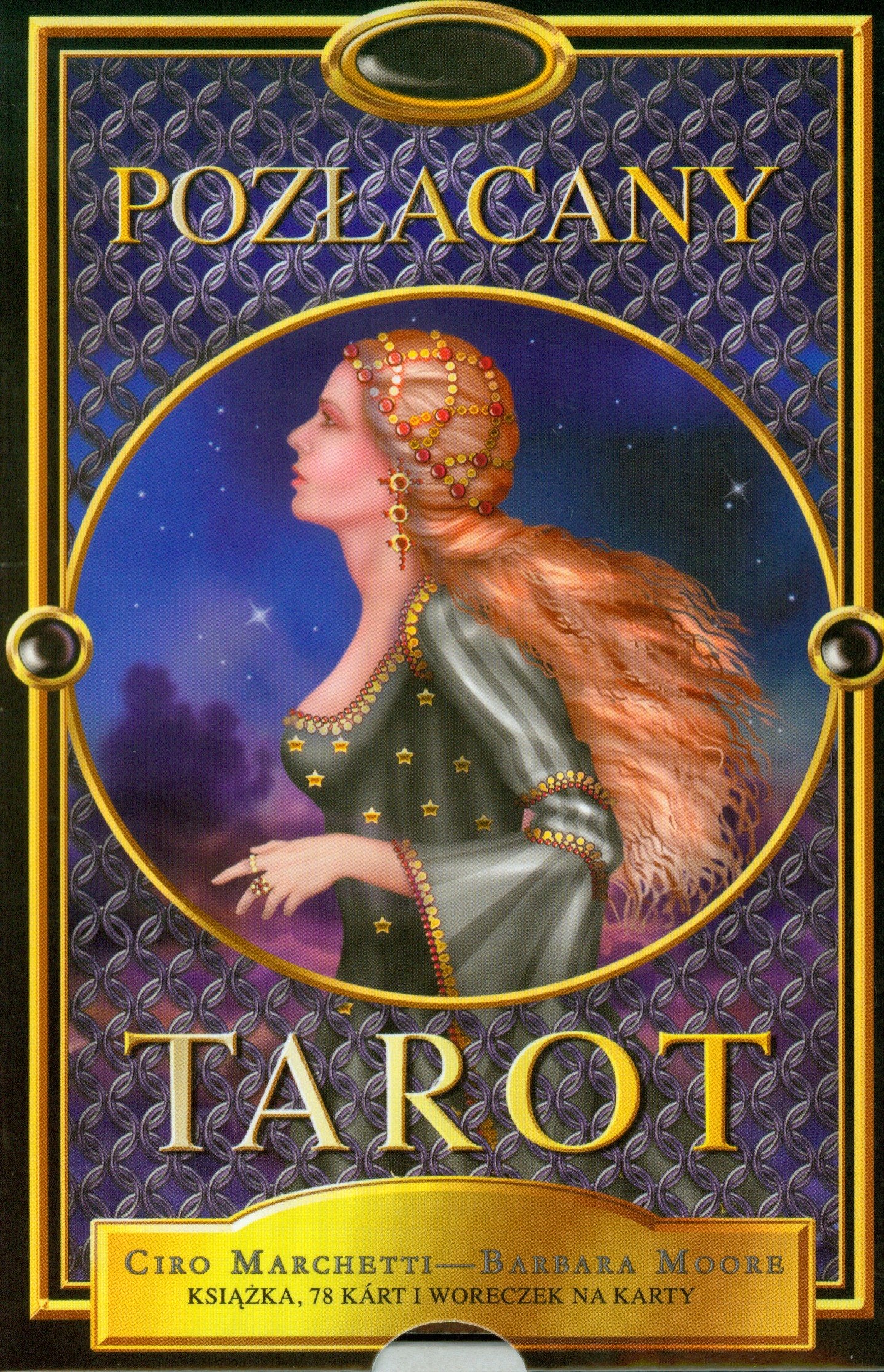 Pozlacany tarot book