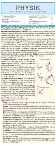 Physik: Fur Hohere Schulen - Kurzgefasst Natural Sciences