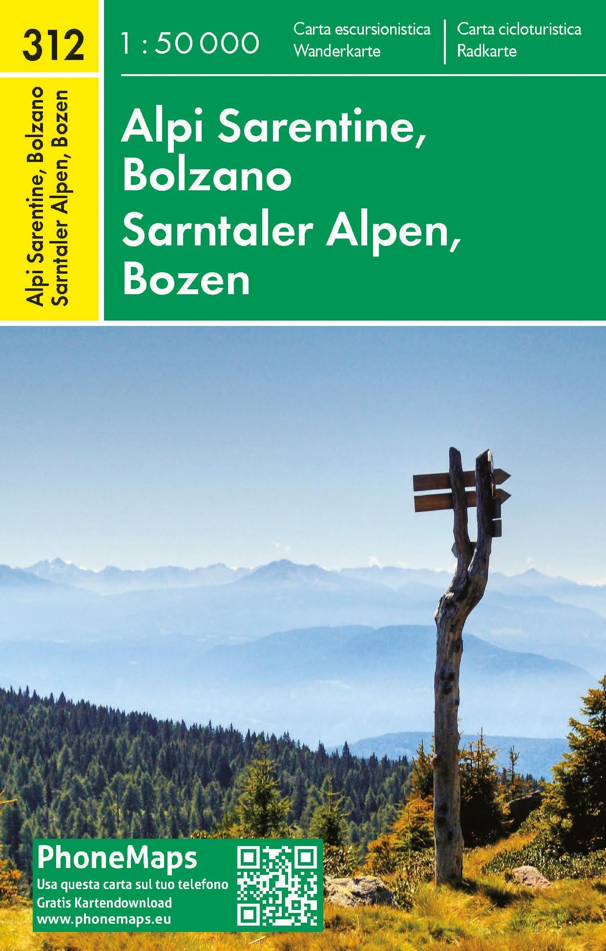 Sarntaler Alpen, Bozen, Wander - Radkarte 1 : 50 000 Leisure, Home & Garden