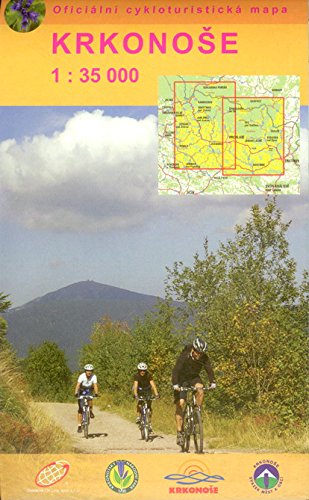 Oficiálí cykloturistická mapa: Krkonoše / Offizielle touristische Radwanderkarte: Riesengebirge 1:35.000 (zwischen Trutnov / Trautenau und Semily / Semil und zwischen Lomnice / Lanz und Karpacz) Books