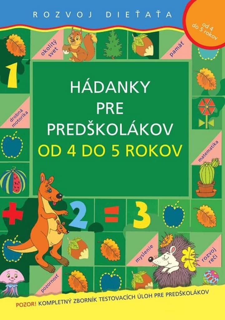 Hádanky pre predškolákov od 4 do 5 rokov: Rozvoj dieťaťa (2011) Books