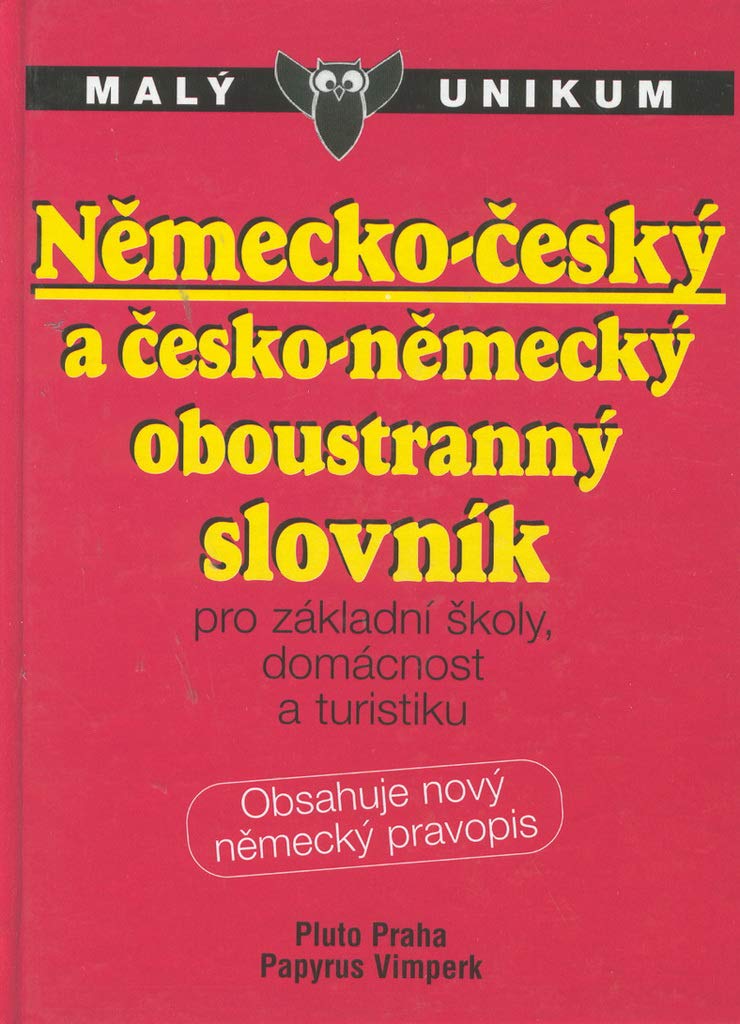 Německo-český a česko-německý oboustranný slovník Unikum Books