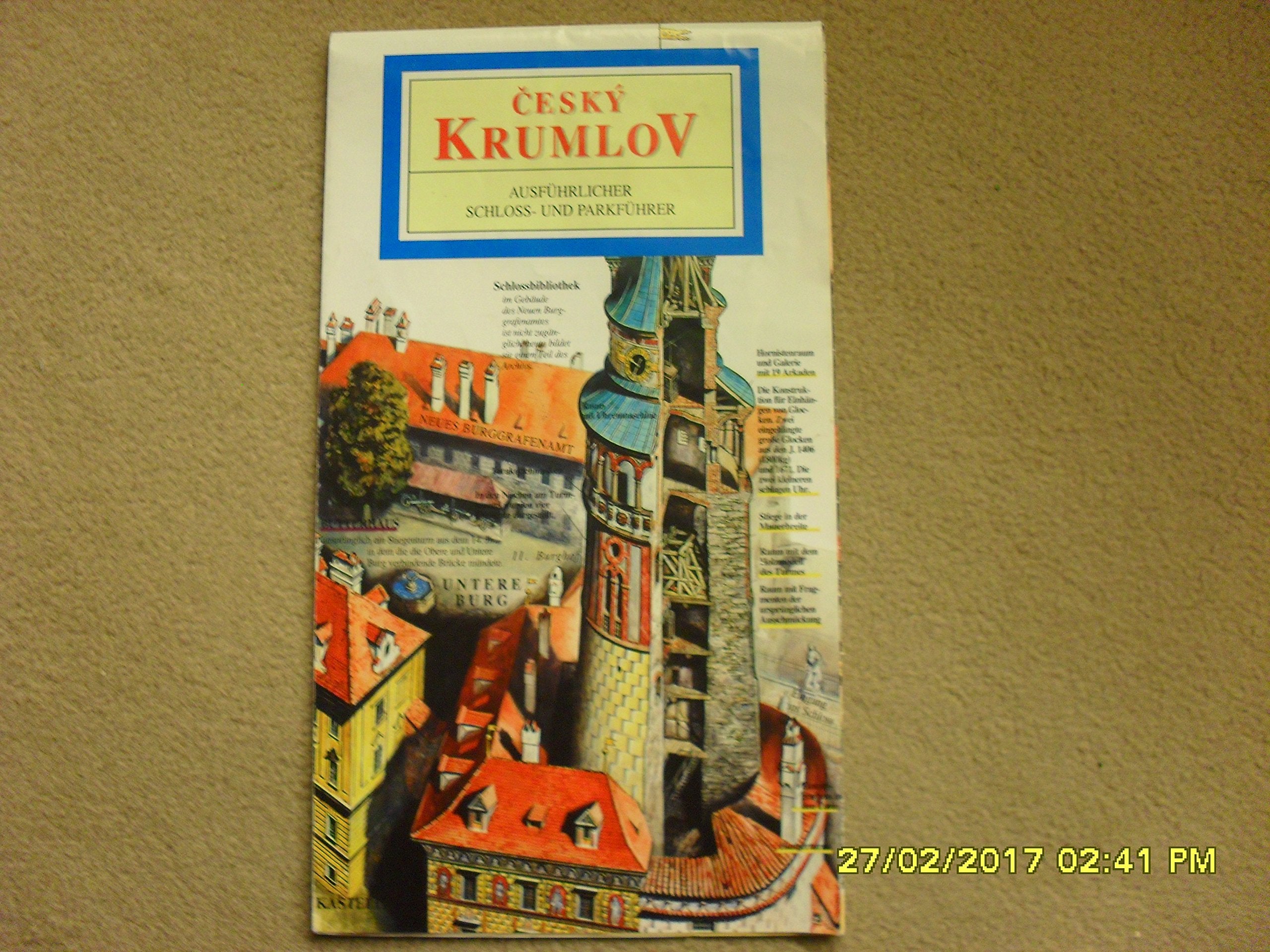 Cesky Krumlov - Ausführlicher Schloss- und Parkführer Maps & Plans