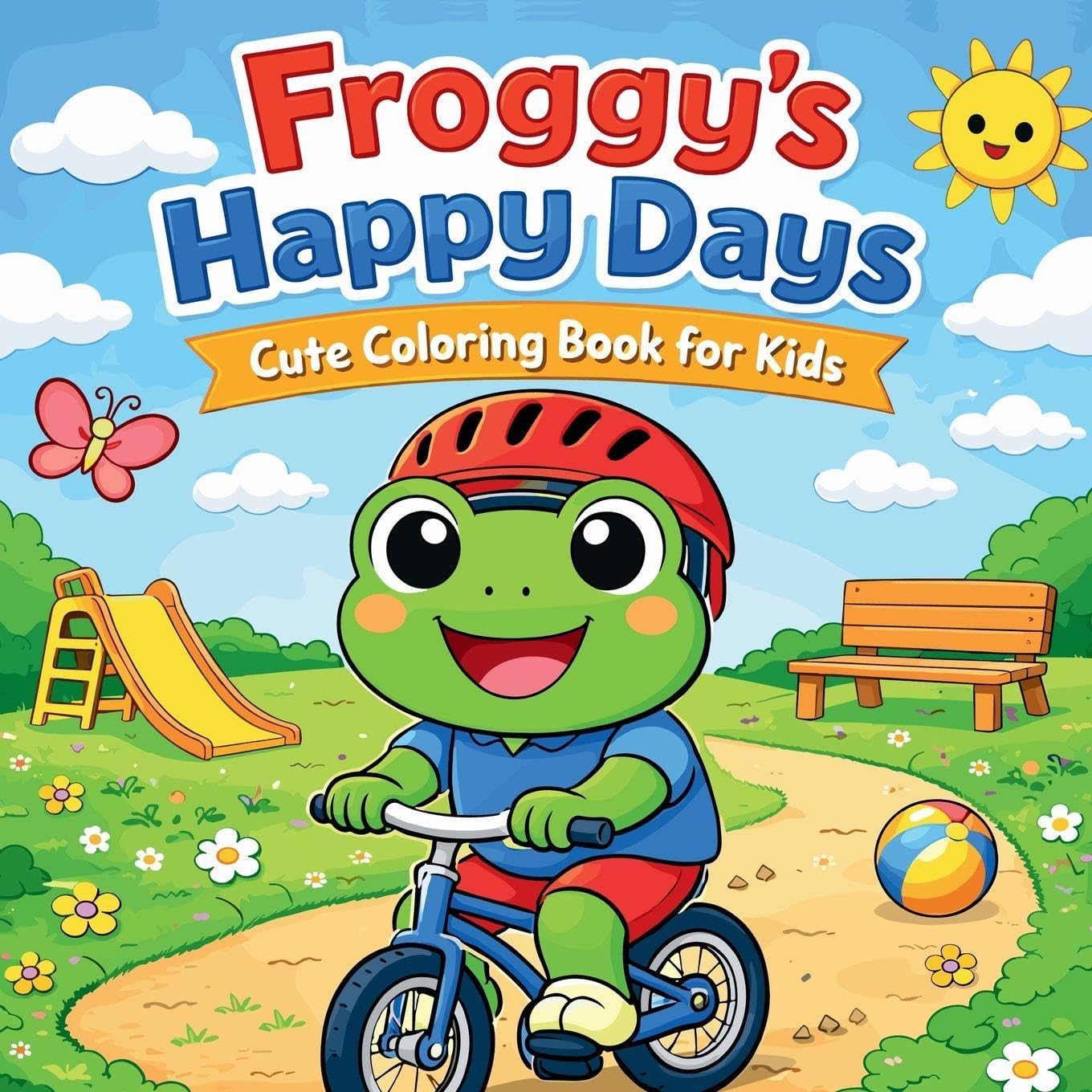 Froggy's Happy Days - Cute Coloring Book for Kids Non-fiction