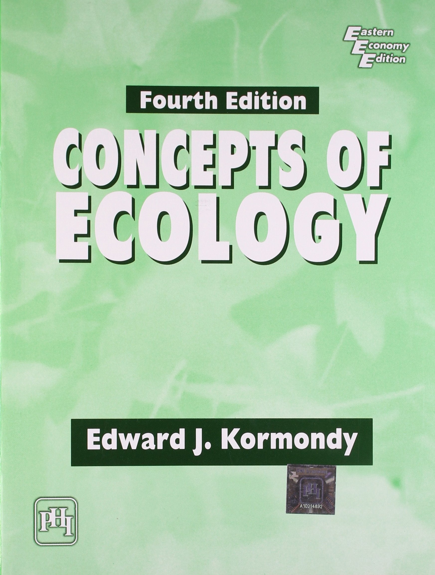 Concepts Of Ecology Books