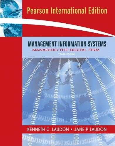 Management Information Systems: Managing the Digital Firm & Multimedia Student CD Package: International Edition Business, Finance & Career