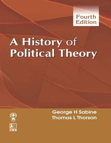 A History of Political Theory Philosophy