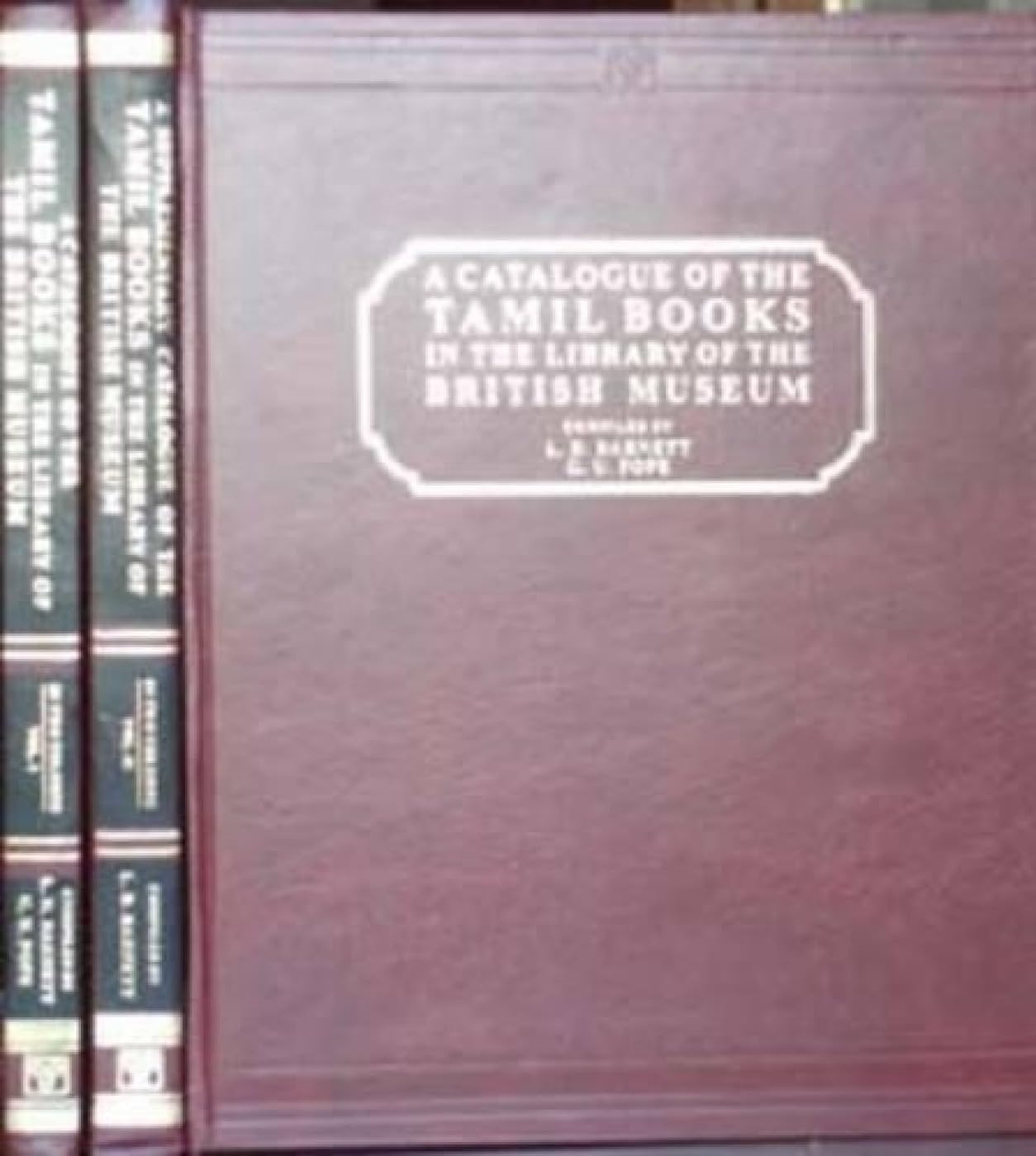 Catalogue of the Tamil Books in the Library of the British Museum Philosophy