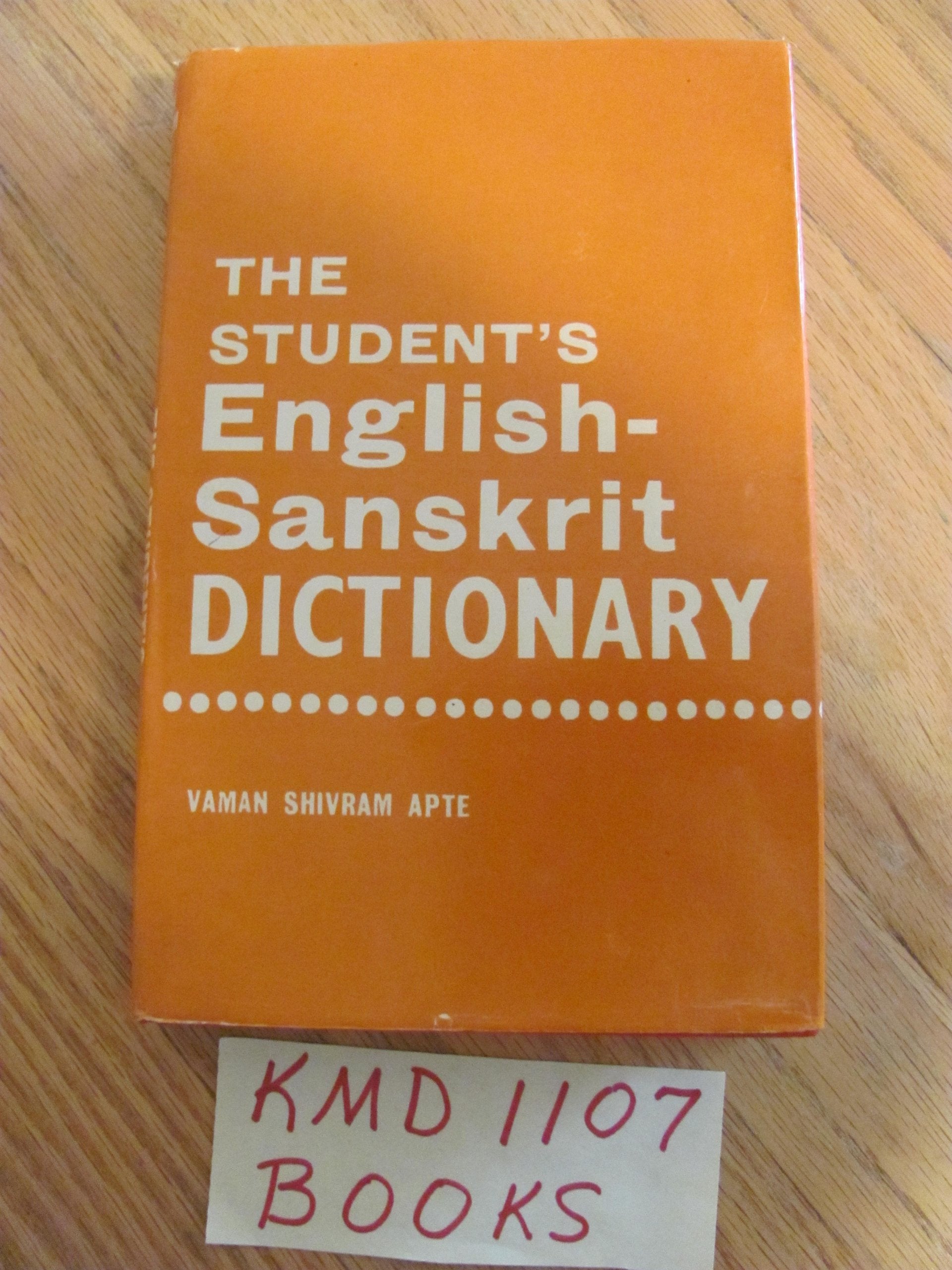 The Student's English-Sanskrit Dictionary Foreign Languages ​​& Dictionaries