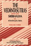 The Vedantasutras with the Sribhasya of Ramanujacarya, Vol. III M. Rangacharya & M.B. Varadaraja Aiyangar (Trs) M. Rangacharya & M.B. Varadaraja Aiyangar (Trs) Books