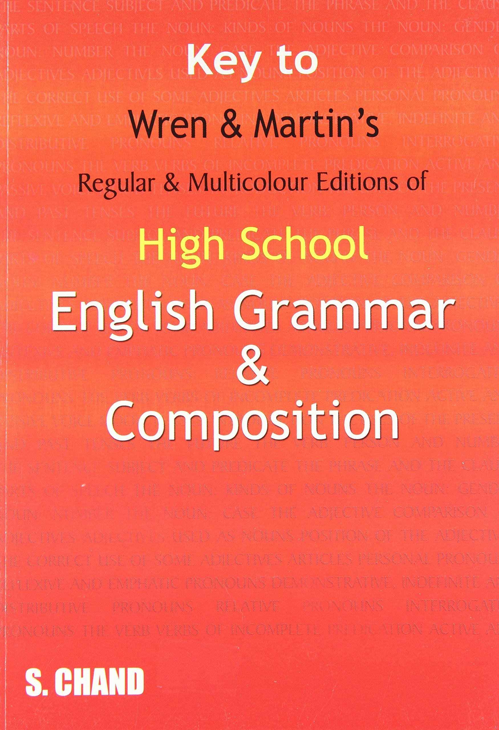 Key to High School English Grammar and Composition book