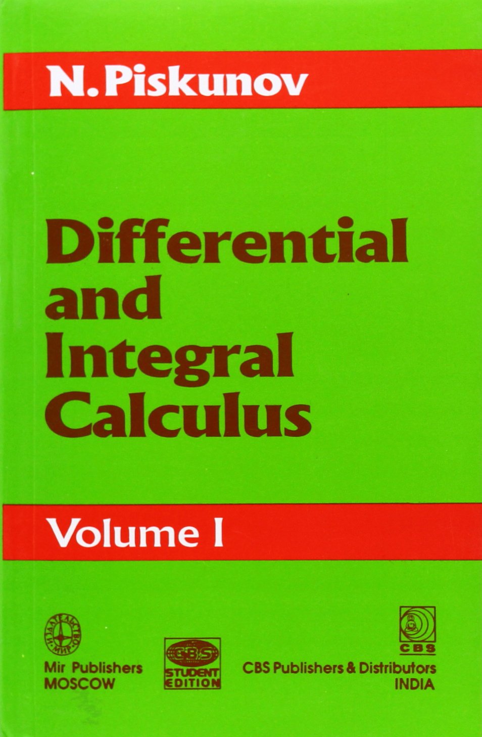 Differential And Integral Calculus Vol 1 (Pb 1996) book