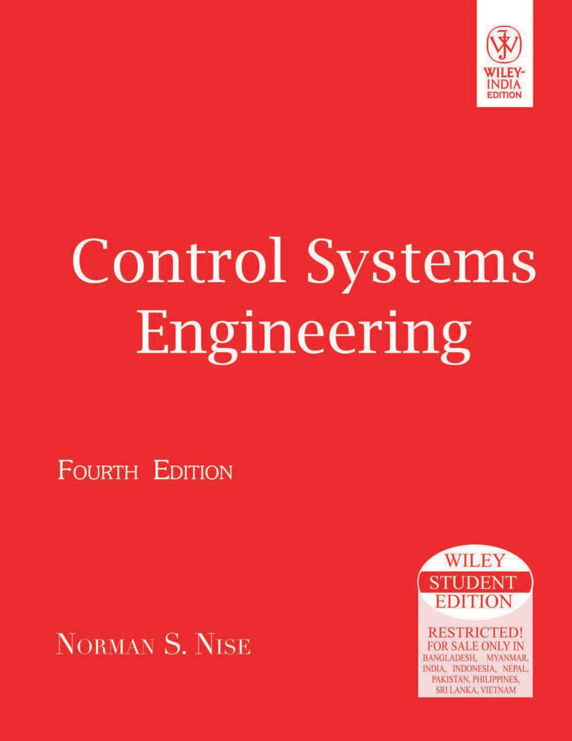Control Systems Engineering (International Edition) Edition: Fourth Books