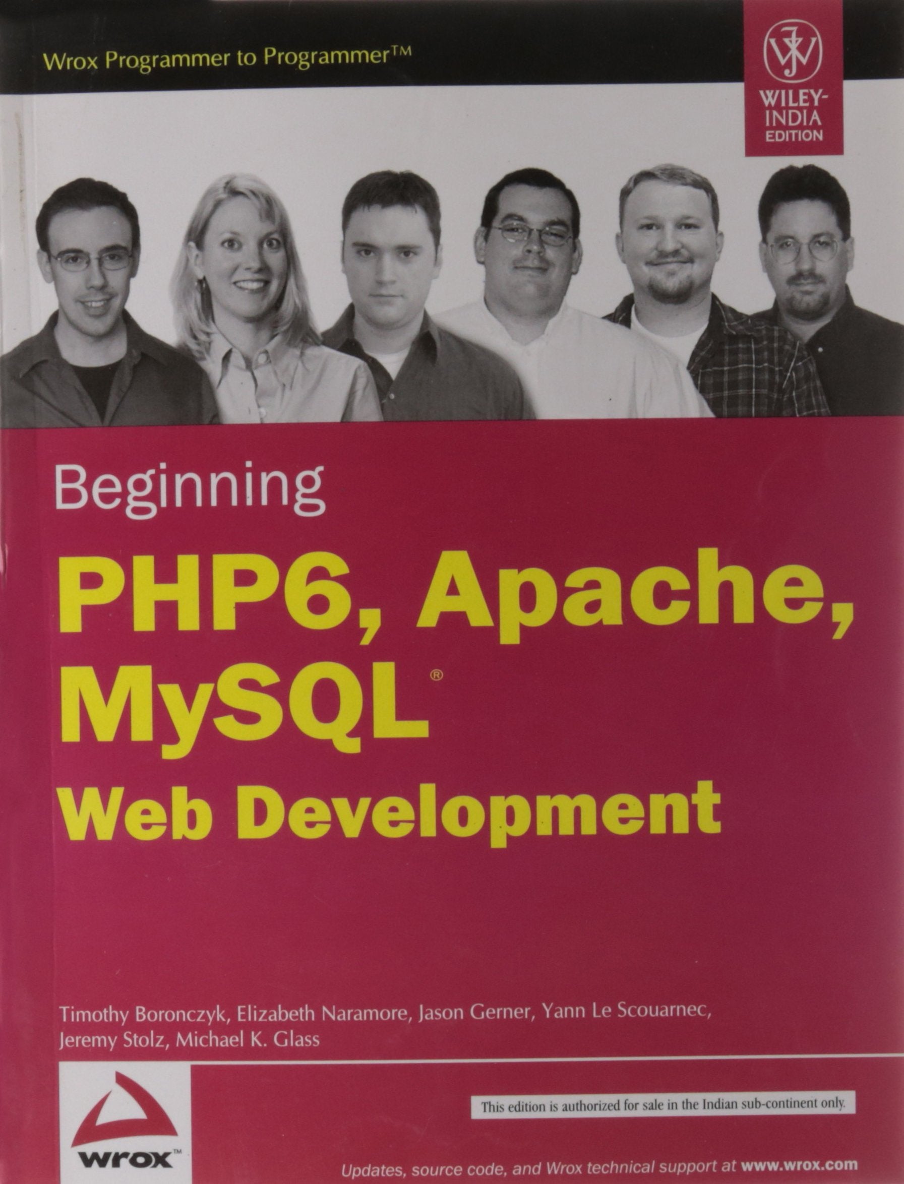 Beginning PHP 6, Apache, MySQL 6 Web Development Computer Science