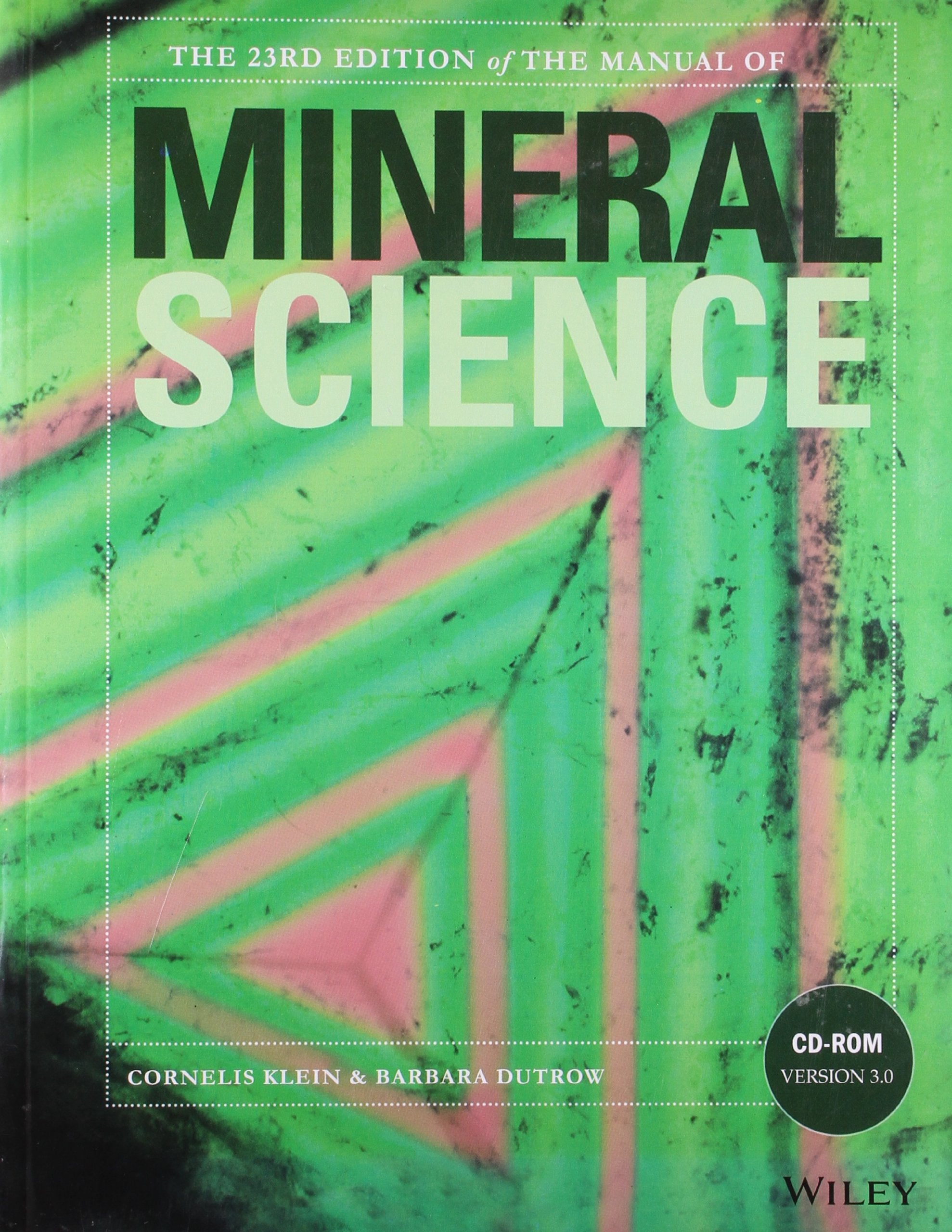 The Manual of Mineral Science Geology & Geography