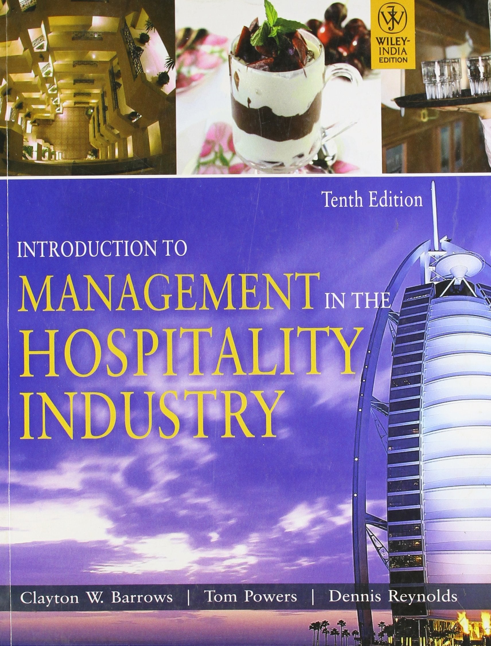 Introduction to Management in the Hospitality Industry 10th Edition Business, Finance & Career