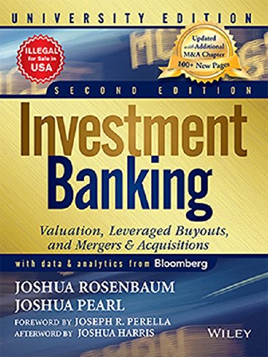 Investment Banking: Valuation, Leveraged Buyouts and Mergers & Acquisitions Books