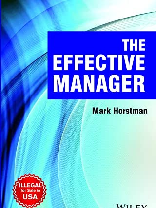 Effective Manager Horstman,Mark book