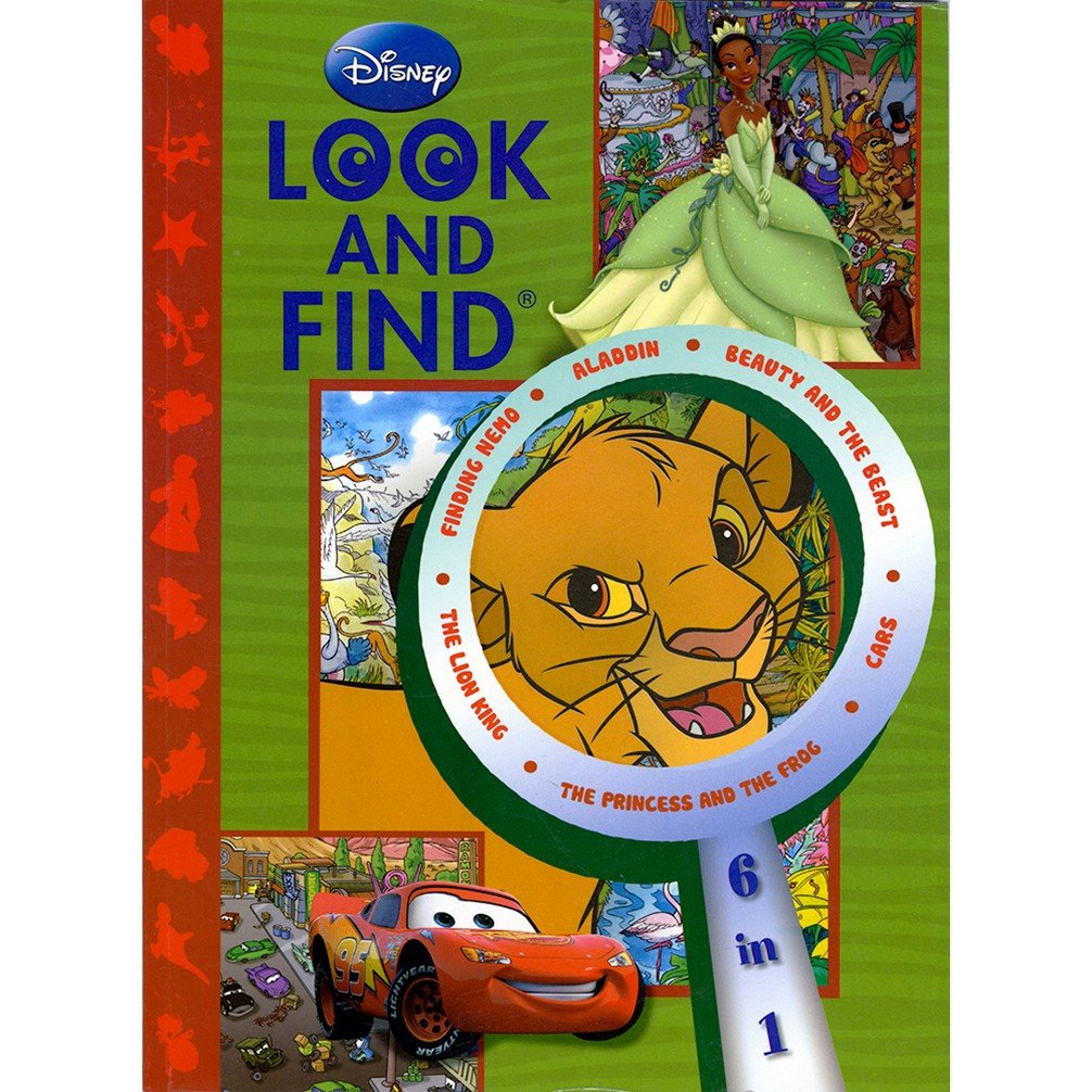 DISNEY LOOK AND FIND- 6 IN 1 DISNEY DISNEY book