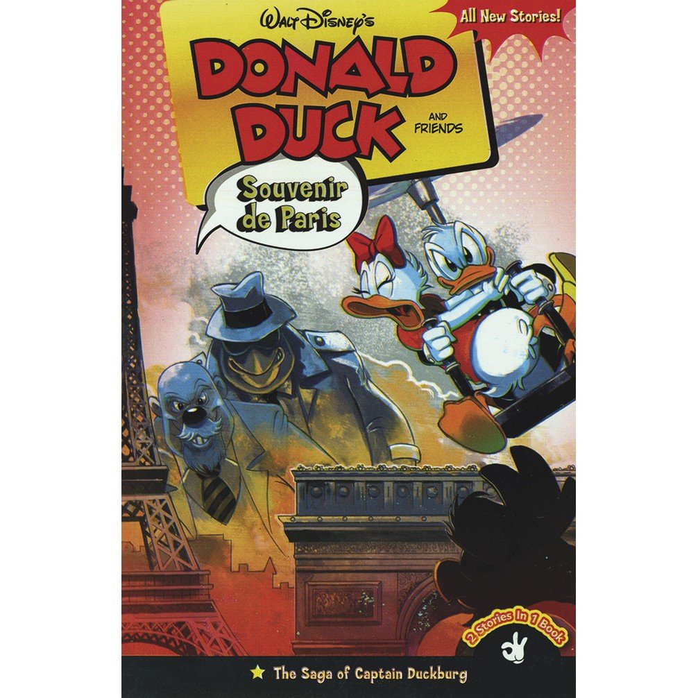 WALT DISNEYS DONALD DUCK AND FRIENDS SOUVERNIR DE PARIS NA NA Books