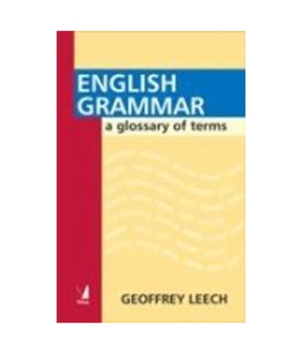 English Grammar; A glossary of terms. Books