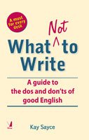 What Not to Write Books