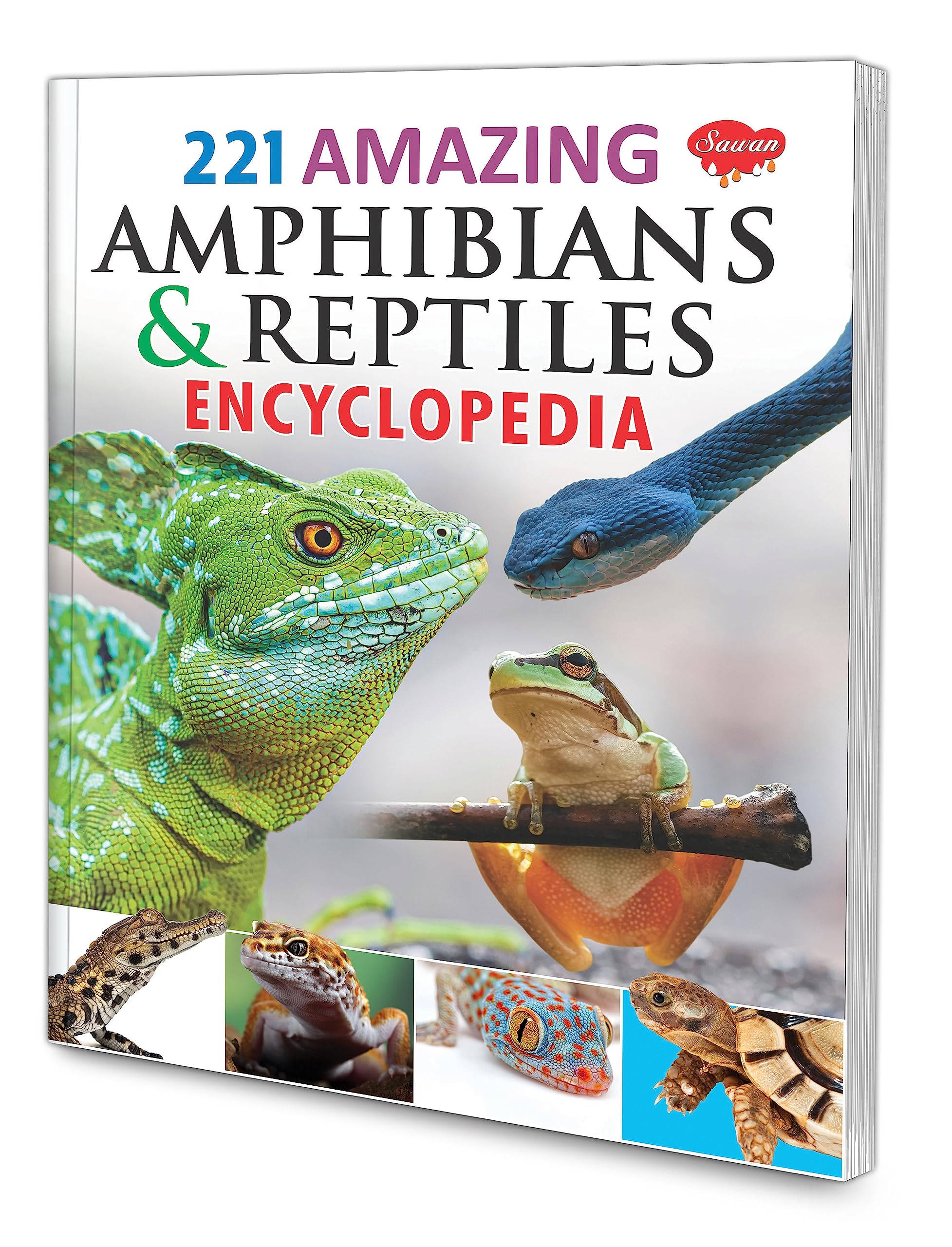 221 Amazing Amphibians & Reptiles Encyclopedia Non-fiction