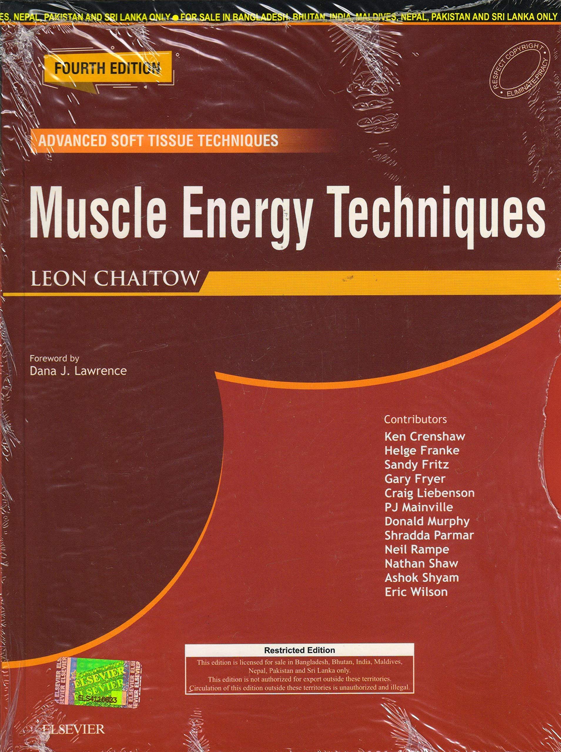 Muscle Energy Techniques Advanced Soft Tissue Techniques 4Ed (Pb 2019) Books